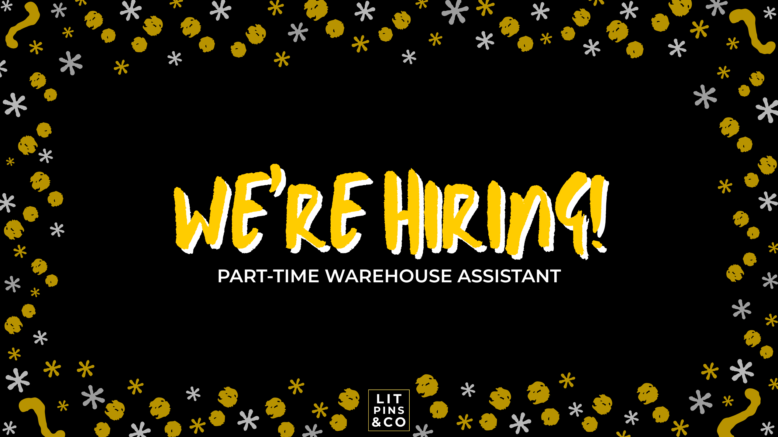 WE'RE HIRING! 💛