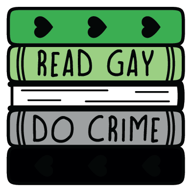 Aromantic Read Gay Do Crime sticker