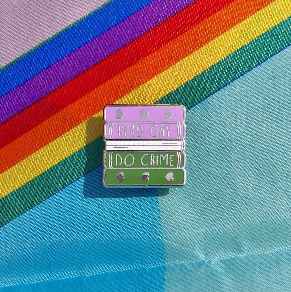 Genderqueer Read Gay Do Crime Pin