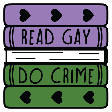 Genderqueer Read Gay Do Crime sticker