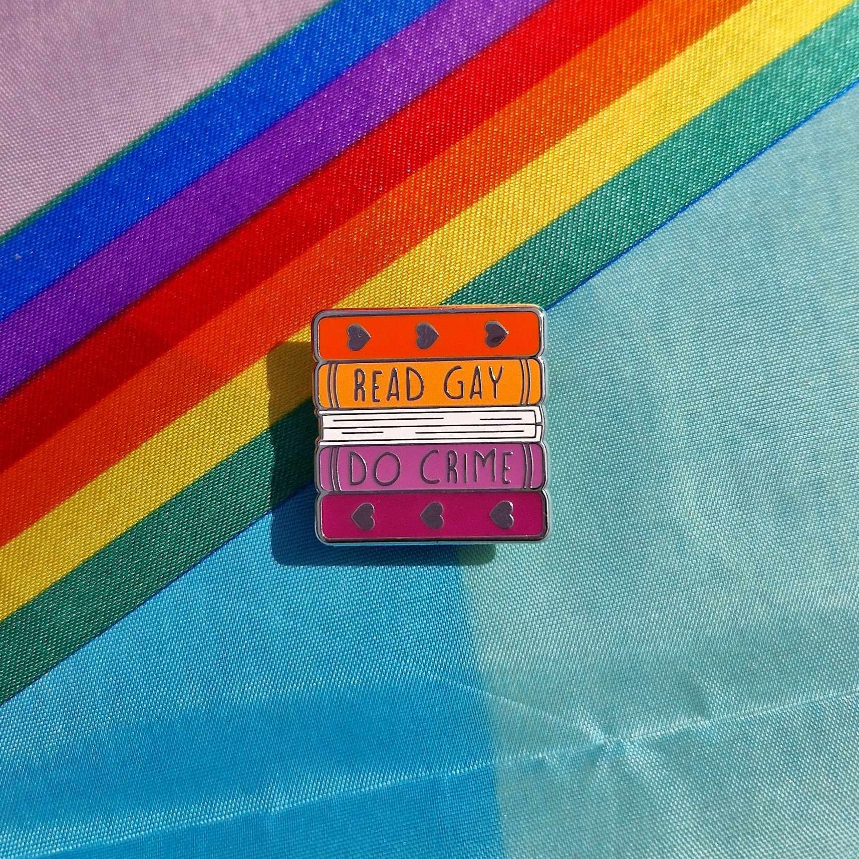 Lesbian Read Gay Do Crime Pin