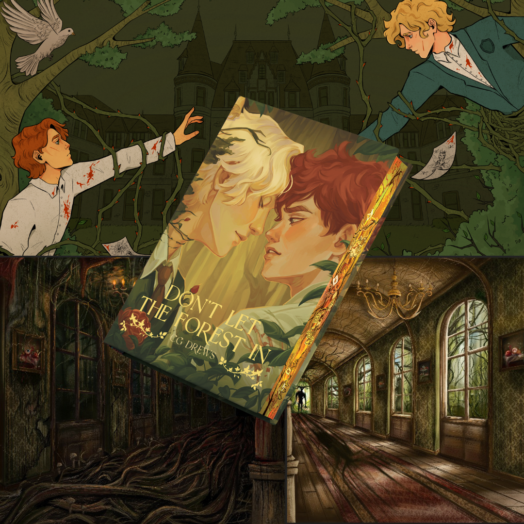 Artwork from the LitPins&Co special edition of Don't Let The Forest In