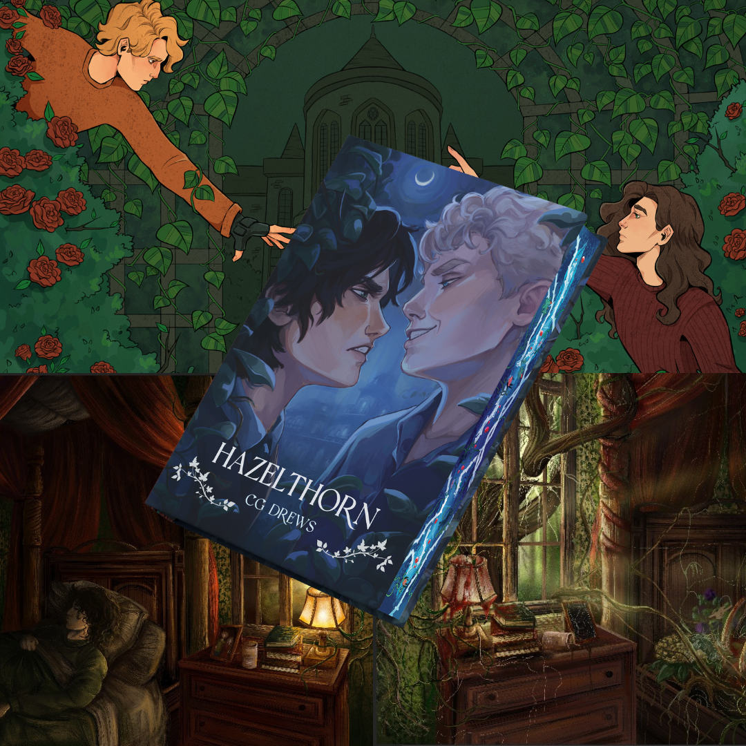 Artwork from the LitPins&Co special edition of Hazelthorn