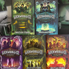 The LitPins&Co official Lockwood&Co Legacy Edition Set displayed cover up against a background of page overlays