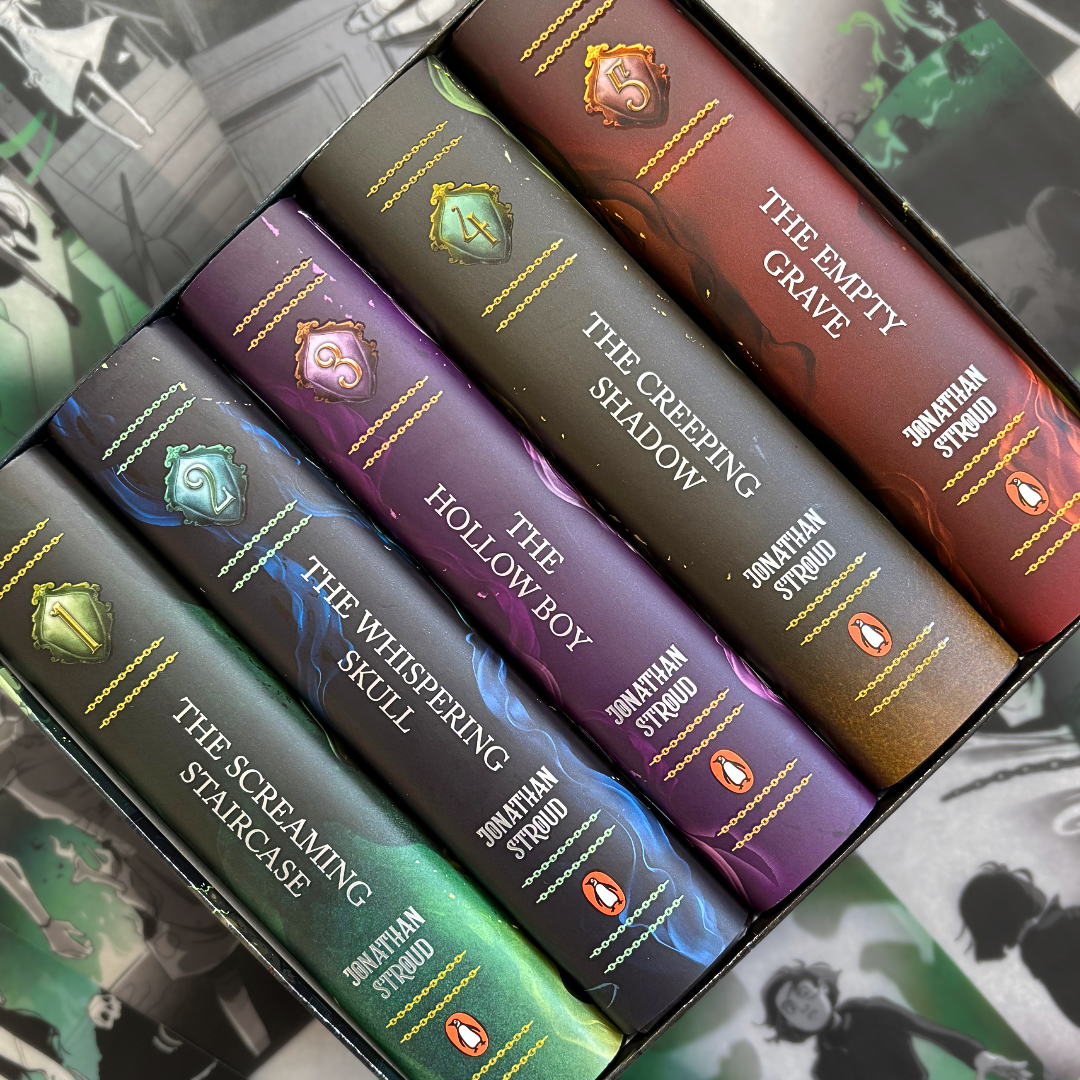 The LitPins&Co official Lockwood&Co Legacy Edition Set displayed spine up against a background of page overlays