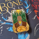 The Tracker Shadow and Bone Enamel Pin