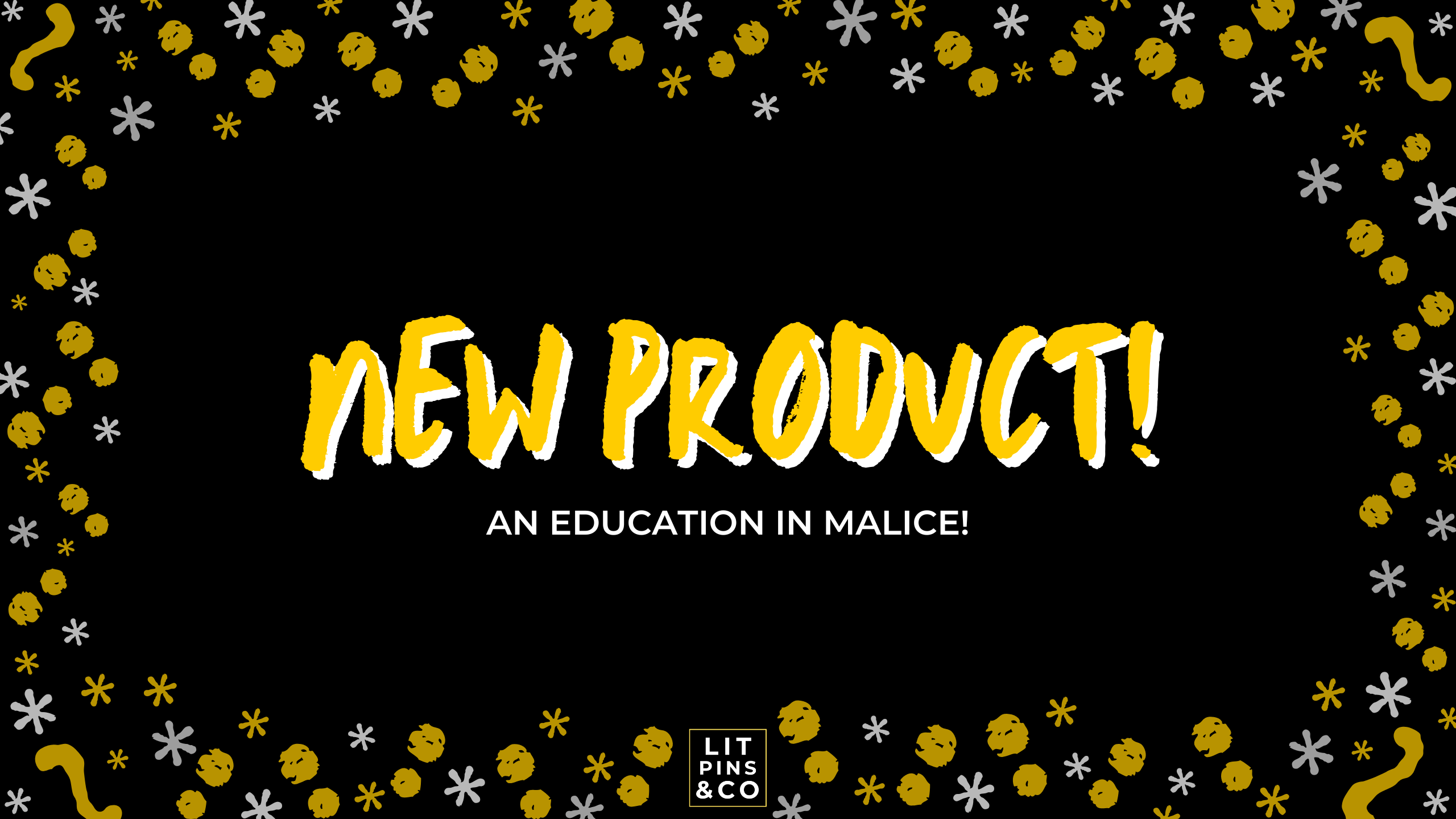 AN EDUCATION IN MALICE 🩸🖤🥀 (& holiday shipping reminder!)