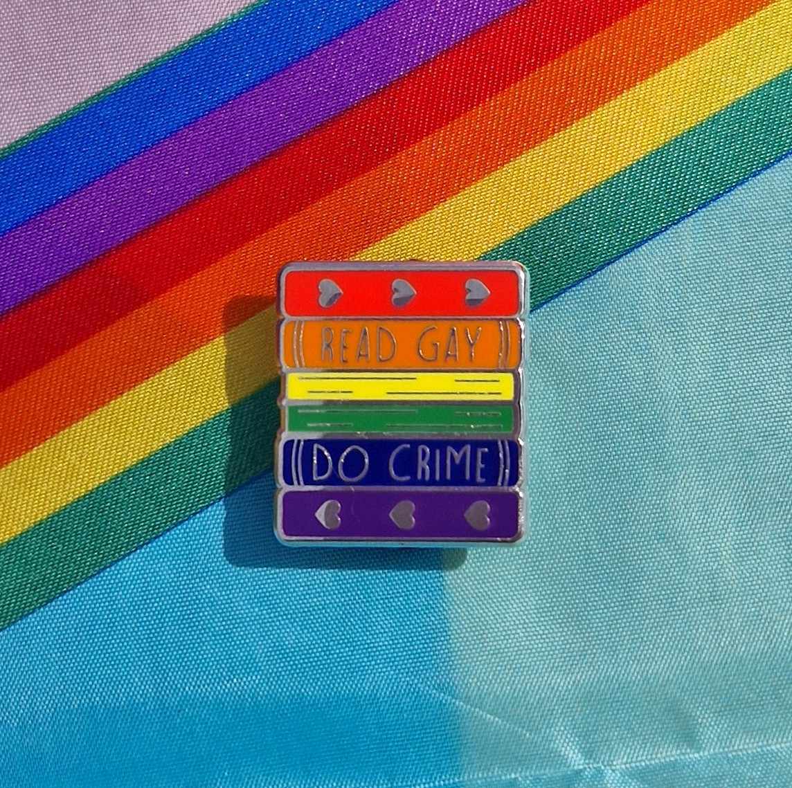 Read Gay Do Crime - Enamel Pin