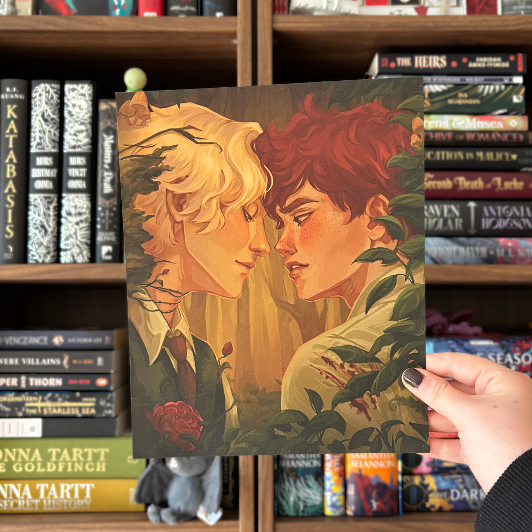 Art print of the artwork from LitPins&Co's special edition of Don't Let The Forest In