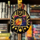 Shaker keychain inspired by Expedition 33, featuring the character Esquie