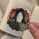 Enamel pin inspired by Gabriel De Leon, from Empire of the Vampire by Jay Kristoff