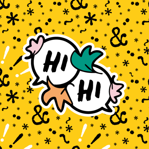 Hi. Hi. Heartstopper inspired Sticker