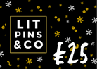 LitPins £25 gift card graphic