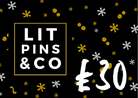 LitPins £30 gift card graphic