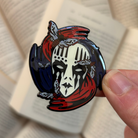 Enamel pin inspired by Liathe from Empire of the Vampire by Jay Kristoff.