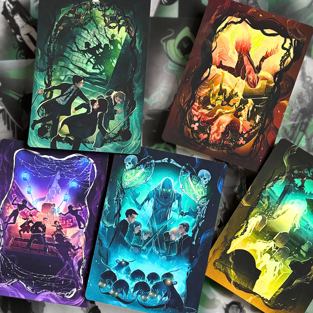 Officially licensed Lockwood&Co art prints, featuring artwork from the LitPins&Co legacy edition set of Lockwood&Co by Jonathan Stroud.