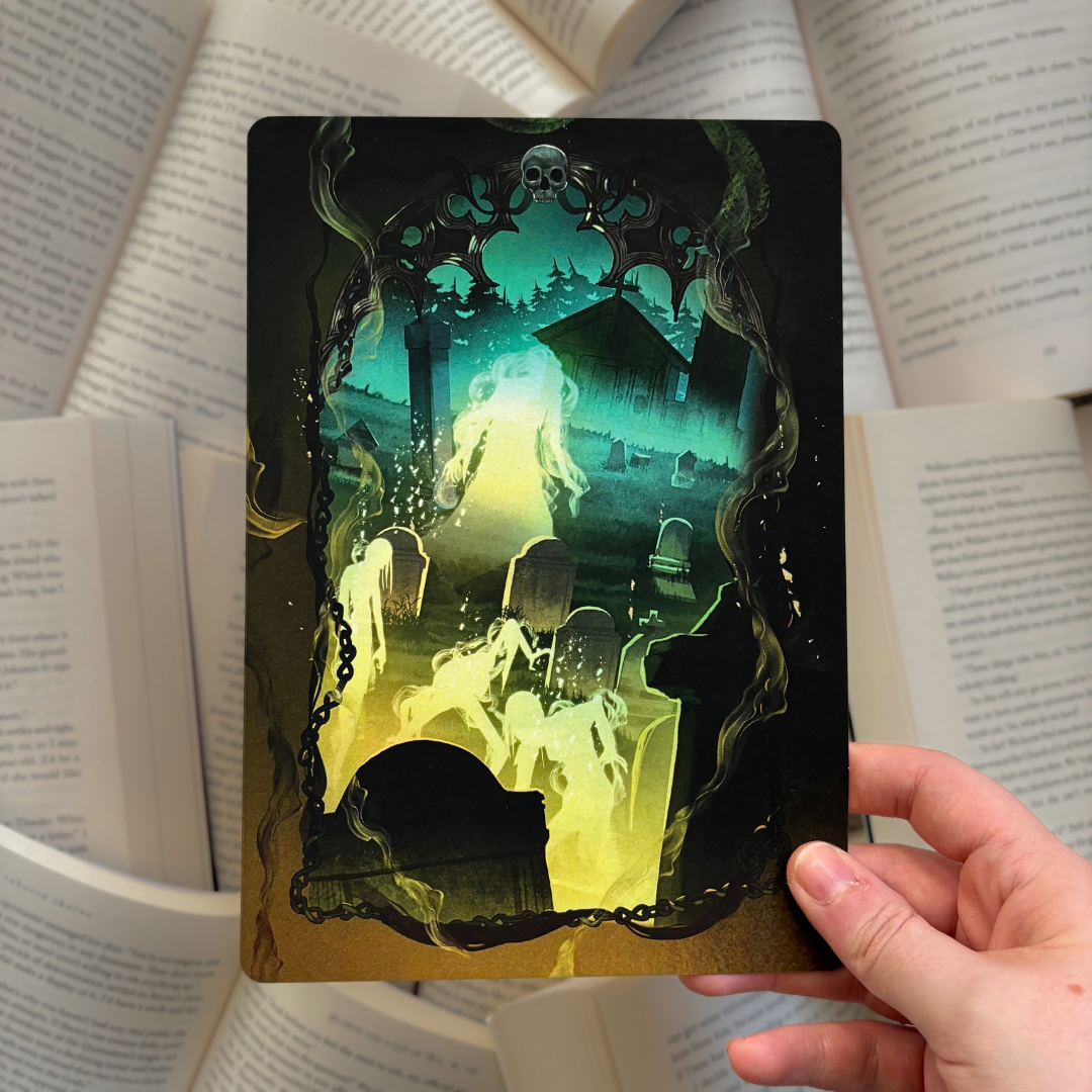 Officially licensed Lockwood&Co art print, featuring artwork from the LitPins&Co legacy edition set of Lockwood&Co by Jonathan Stroud.