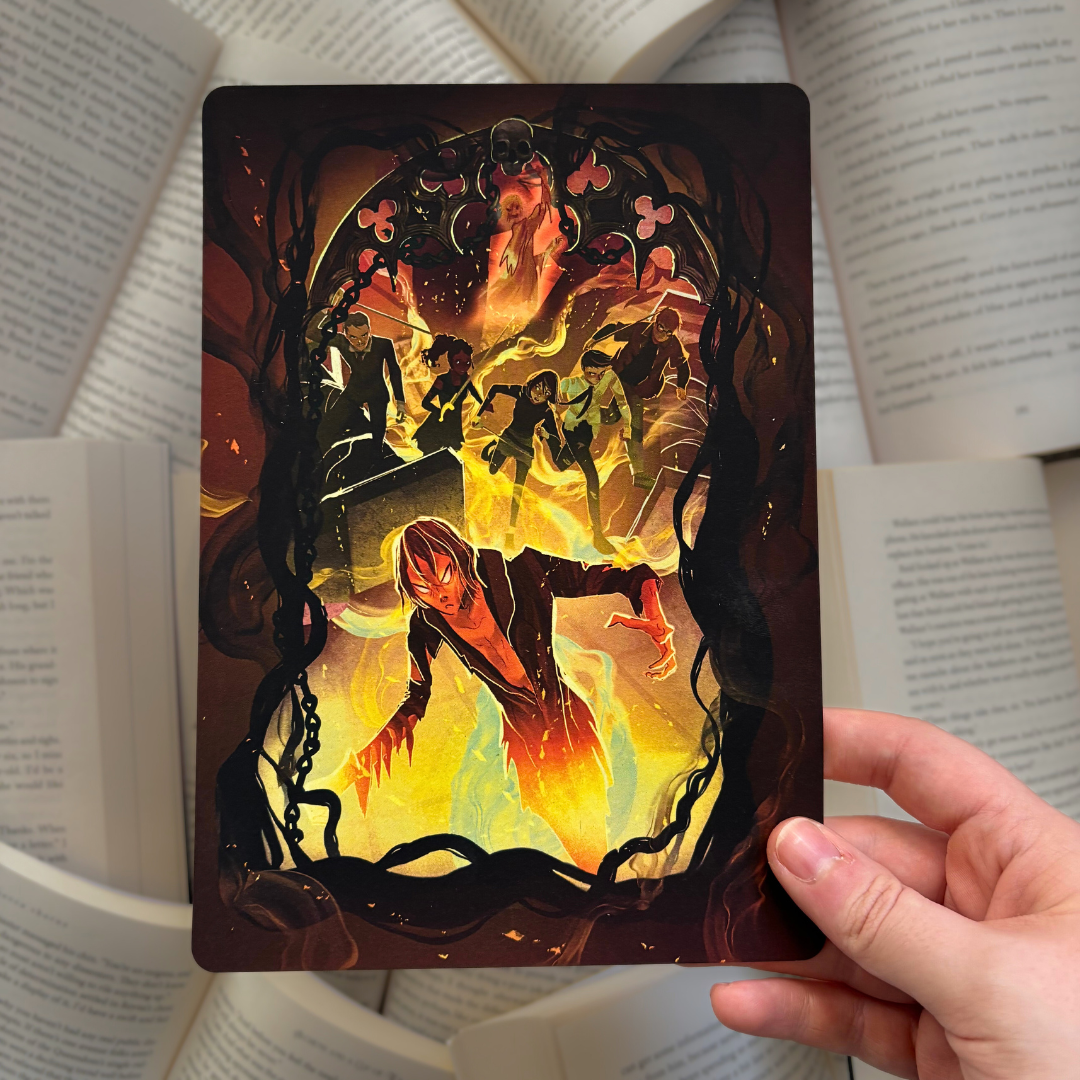 Officially licensed Lockwood&Co art print, featuring artwork from the LitPins&Co legacy edition set of Lockwood&Co by Jonathan Stroud.