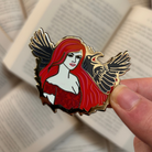 The Wraith in Red Enamel Pin inspired by Jay Kristoff's Empire of the Vampire series.