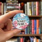 A role of washi tape inspired by the transgender pride flag