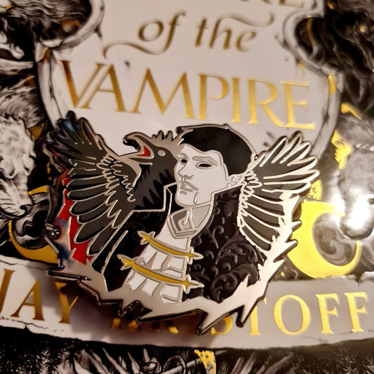 The Empire of the Vampire by Jay Kristoff inspired enamel pin, The Beast of Vellene.