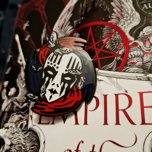 The Empire of the Vampire by Jay Kristoff inspired Liathe enamel pin.
