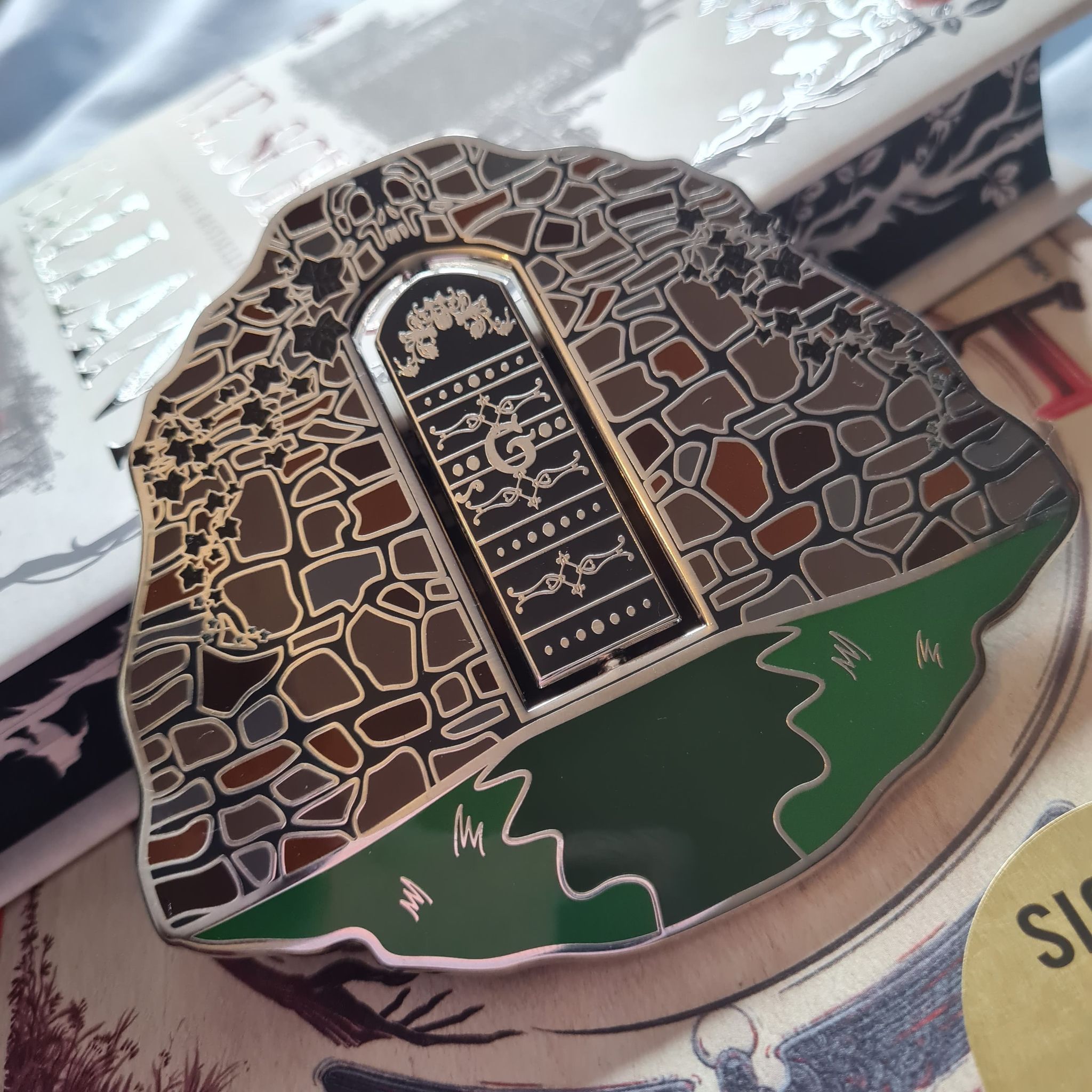 Foolish Little Mouse Gallant by V.E Schwab deluxe enamel pin.