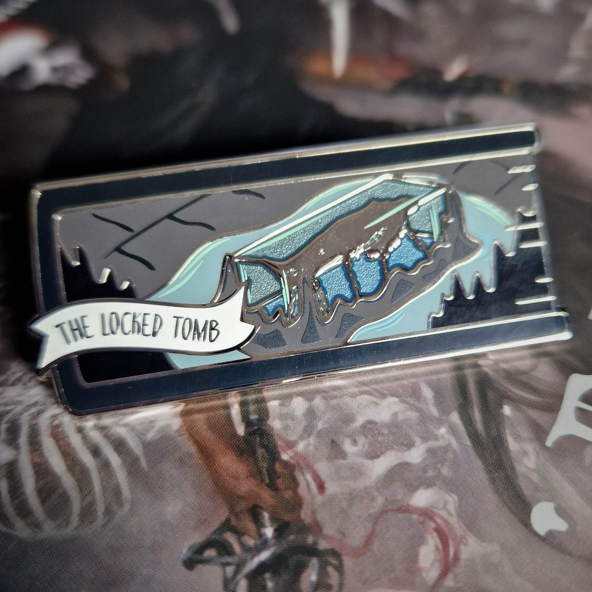 The Locked Tomb - Build Your Own Book Stack 2.0 - Enamel Pin