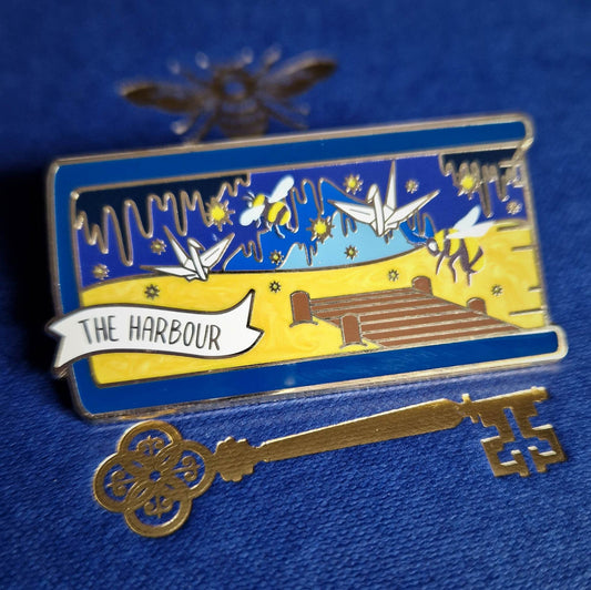 The Harbour - Build Your Own Book Stack 2.0 - Enamel Pin