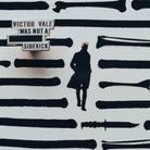 Enamel pin inspired by V.E. Schwab's Vicious, featuring the quote "Victor Vale was not a ******* sidekick"