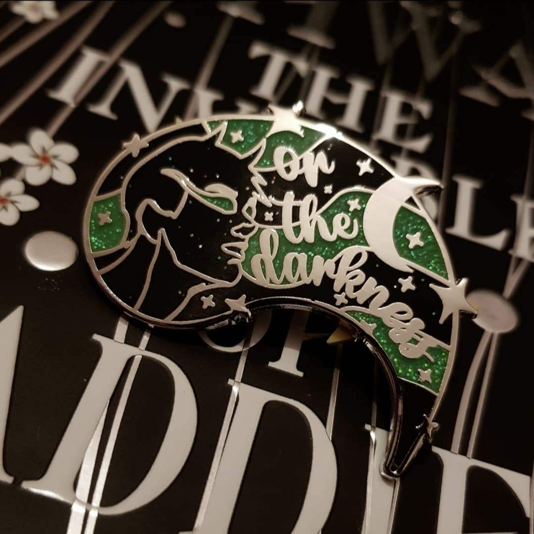 Or the Darkness? The Invisible Life of Addie LaRue by V.E Schwab Enamel pin.
