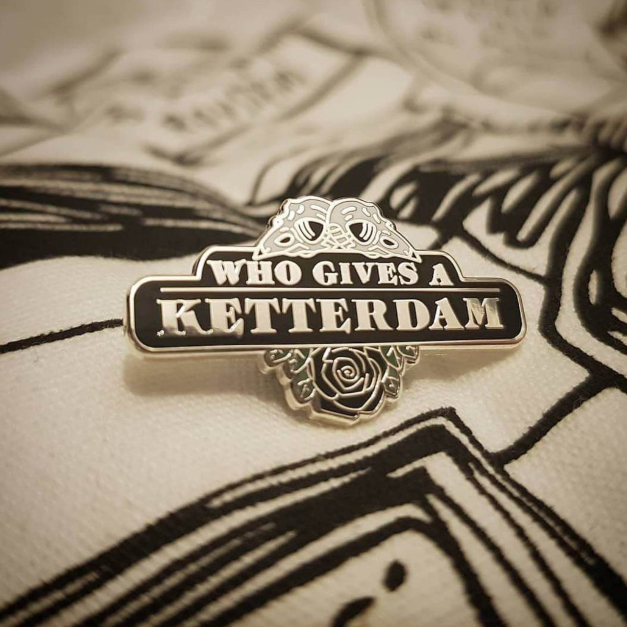 Who Gives A Ketterdam Six of Crows Enamel Pin
